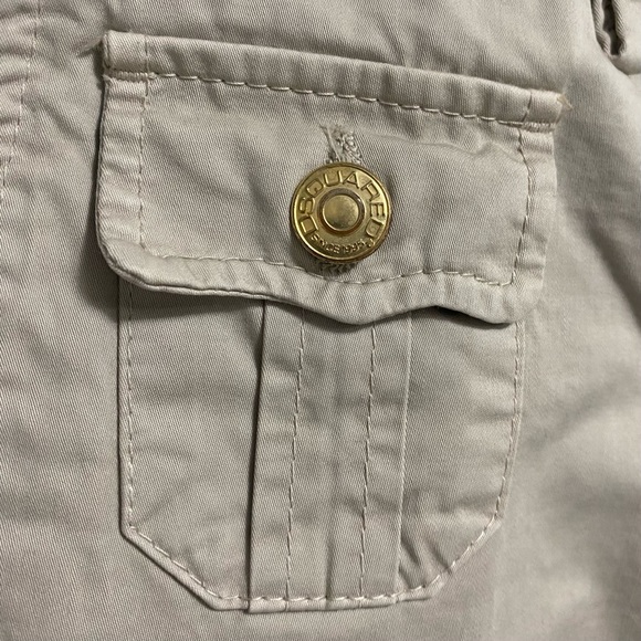 Women’s Dsquared2 Tan Low Rise Capri - Picture 2 of 6